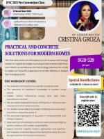 Practical and Concrete Solutions for Modern Homes by SM Cristina (English)
